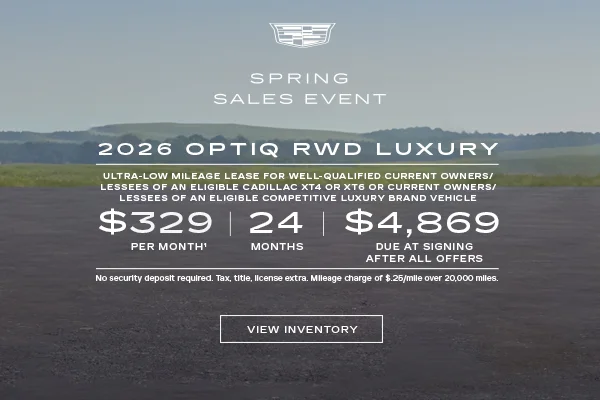 2026 OPTIQ RWD LUXURY. Ultra-low milege lease for well-qualified current owners/lessees of an eli...